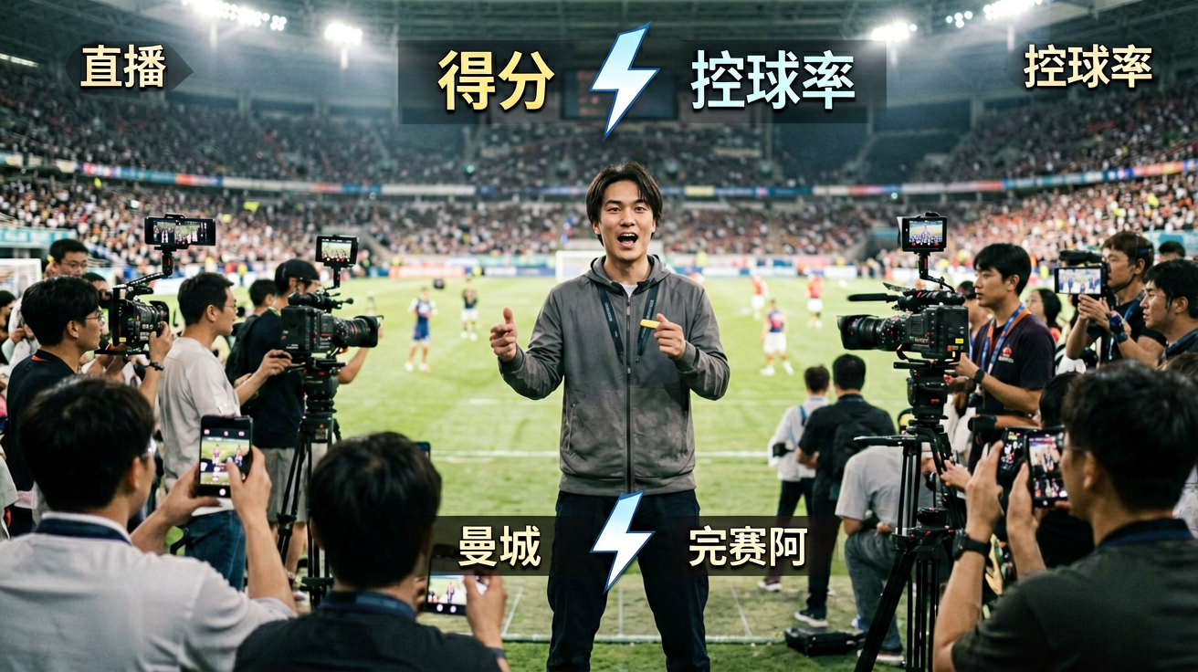 jiuyou.com直播画面、比分弹窗、控球率图表等场景